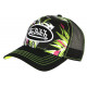 Casquette Von Dutch Noire et Verte Tropicale Trucker Baseball Ahig CASQUETTES VON DUTCH