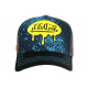 Casquette Von Dutch Bleue et Jaune Fashion Trucker Baseball Amel CASQUETTES VON DUTCH