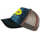 Casquette Von Dutch Bleue et Jaune Fashion Trucker Baseball Amel CASQUETTES VON DUTCH