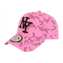 Casquette Enfant Camouflage Rose Fluo Armée Baseball Kyska 7 a 12 ans Casquette Enfant Hip Hop Honour