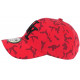 Casquette NY Camouflage Rouge et Noire Tendance Baseball Kaska CASQUETTES Hip Hop Honour