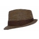 Chapeau de paille Oakland en raphia marron ANCIENNES COLLECTIONS divers