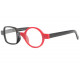 Lunettes Loupe Originales Rouges et Noires Rondes Cuply Lunettes Loupes Proloupe