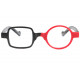 Lunettes Loupe Originales Rouges et Noires Rondes Cuply Lunettes Loupes Proloupe