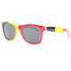 Lunettes de soleil Belgique Drapeau Belge Noir Rouge Jaune LUNETTES SOLEIL Eye Wear