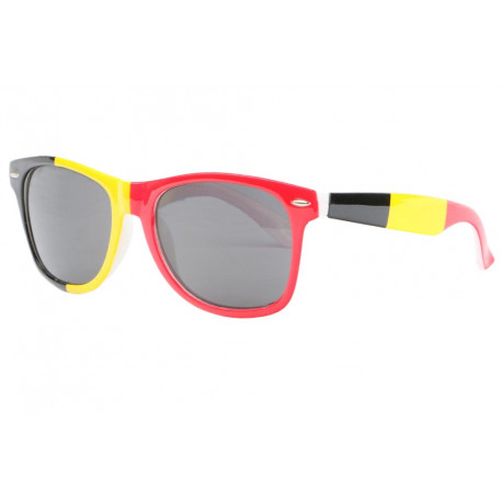 Lunettes de soleil Belgique Drapeau Belge Noir Rouge Jaune LUNETTES SOLEIL Eye Wear