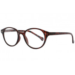 Lunettes de Lecture Marron Mat Rondes Confortables Blavy Lunettes Loupes Loupea