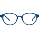 Lunettes de Lecture Rondes Bleues Translucides Blavy Lunettes Loupes Loupea