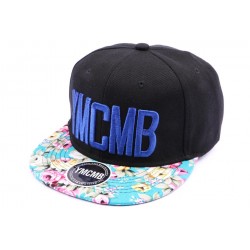 Snapback YMCMB Noire et jaune avec visière florale ANCIENNES COLLECTIONS divers