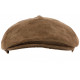 Casquette Coton Huile Marron Effet Cuir Fabrication Italienne CASQUETTES Léon montane