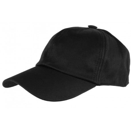 Casquette Baseball Coton Huile Noir Finistere Creation Francaise CASQUETTES Léon montane