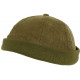 Bonnet Docker Velours Vert Kaki en Coton Chapelier Hodack BONNETS Léon montane