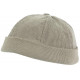 Bonnet Docker Velours Gris Clair en Coton Chapelier Hodack BONNETS Léon montane