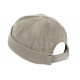 Bonnet Docker Velours Gris Clair en Coton Chapelier Hodack BONNETS Léon montane