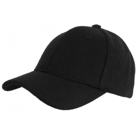 Casquette Baseball Laine Noire en Feutre Chaude et Tendance Neva CASQUETTES Léon montane