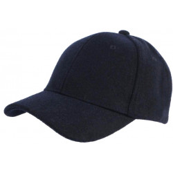 Casquette Baseball Laine Bleue Marine en Feutre Chaude et Tendance Neva CASQUETTES Léon montane