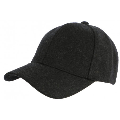 Casquette baseball laine gris perle, casquette hiver homme livré 48h!