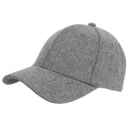 Casquette Baseball Laine Gris Perle en Feutre Chaude et Tendance Neva CASQUETTES Léon montane