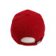 Casquette Baseball Laine Rouge Vif en Feutre Chaude et Tendance Neva CASQUETTES Léon montane