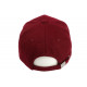 Casquette Baseball Laine Rouge Bordeaux en Feutre Chaude et Tendance Neva CASQUETTES Léon montane