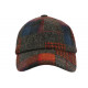 Casquette Baseball Tweed Grise et Orange en Laine Tendance Brity CASQUETTES Léon montane