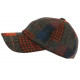 Casquette Baseball Tweed Grise et Orange en Laine Tendance Brity CASQUETTES Léon montane