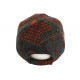 Casquette Baseball Tweed Grise et Orange en Laine Tendance Brity CASQUETTES Léon montane