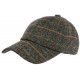 Casquette Baseball Tweed Grise a Chevrons en Laine Tradition Brity CASQUETTES Léon montane