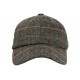 Casquette Baseball Tweed Grise a Chevrons en Laine Tradition Brity CASQUETTES Léon montane