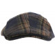 Casquette Plate Bleue et Marron en Laine Tradition Mode Anglaise Huky CASQUETTES Léon montane