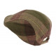 Casquette Plate Verte et Rouge en Laine Tradition Mode Anglaise Huky CASQUETTES Léon montane