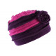 Bonnet echarpe violet et rose en laine bouillie Mona ANCIENNES COLLECTIONS divers