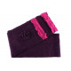 Bonnet echarpe violet et rose en laine bouillie Mona ANCIENNES COLLECTIONS divers