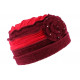 Bonnet echarpe rouge en laine bouillie Mona ANCIENNES COLLECTIONS divers
