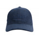 Casquette Von Dutch Bleue en Velours Marine Baseball Peter CASQUETTES VON DUTCH