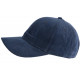 Casquette Von Dutch Bleue en Velours Marine Baseball Peter CASQUETTES VON DUTCH