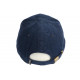 Casquette Von Dutch Bleue en Velours Marine Baseball Peter CASQUETTES VON DUTCH