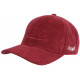 Casquette Von Dutch Rouge en Velours Vintage Baseball Peter CASQUETTES VON DUTCH