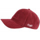 Casquette Von Dutch Rouge en Velours Vintage Baseball Peter CASQUETTES VON DUTCH