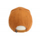 Casquette Von Dutch Marron Esprit Cuir Camel Baseball Suedine CASQUETTES VON DUTCH