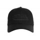 Casquette Von Dutch Noire Effet Cuir Baseball Suedine CASQUETTES VON DUTCH