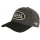 Casquette Von Dutch Noire et Grise Visiere Baseball Retro Kevin CASQUETTES VON DUTCH