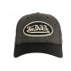 Casquette Von Dutch Noire et Grise Visiere Baseball Retro Kevin CASQUETTES VON DUTCH