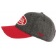 Casquette Von Dutch Rouge et Grise Visiere Baseball Vintage Kevin CASQUETTES VON DUTCH