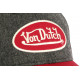 Casquette Von Dutch Rouge et Grise Visiere Baseball Vintage Kevin CASQUETTES VON DUTCH