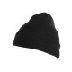 Bonnet Enfant Noir Garçon Fille Classique en Laine Wynty de 7 a 12 ans Bonnet Enfant Léon montane