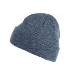 Bonnet Enfant Bleu Garçon Fille Classique en Laine Wynty de 7 a 12 ans Bonnet Enfant Léon montane