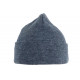 Bonnet Enfant Bleu Garçon Fille Classique en Laine Wynty de 7 a 12 ans Bonnet Enfant Léon montane