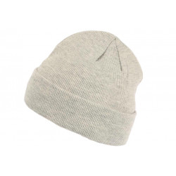 Bonnet Enfant Gris Perle Fille Garçon Classique Laine Wynty de 7 a 12 ans Bonnet Enfant Léon montane