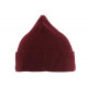 Bonnet Enfant Rouge Bordeaux Fille Garçon Classique Laine Wynty de 7 a 12 ans Bonnet Enfant Léon montane